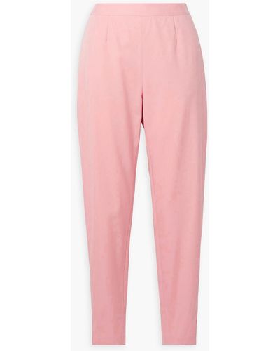 Altuzarra Ena Wool-blend Skinny Trousers - Pink