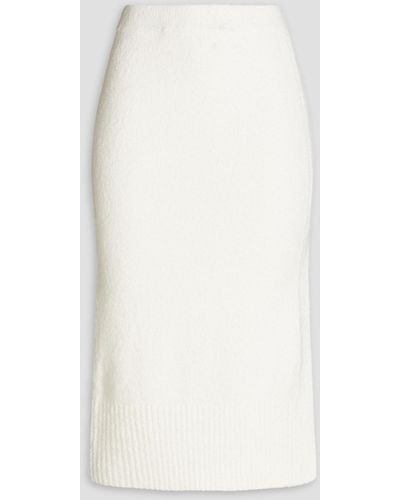 REMAIN Birger Christensen Dianlee Cotton-blend Midi Skirt - White