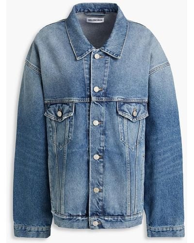Balenciaga jean shop jacket sale