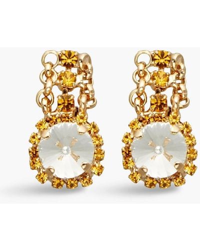 Rosantica Gold-tone Crystal Earrings - Metallic