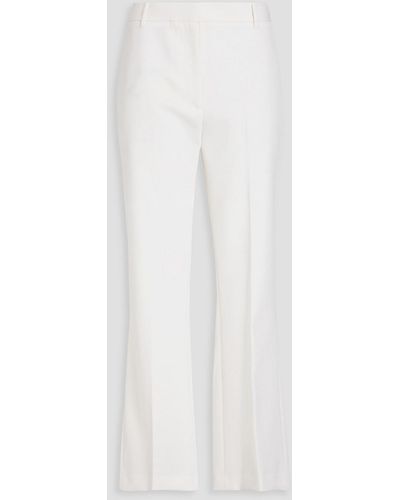 Nili Lotan Wool-twill Straight-leg Trousers - White