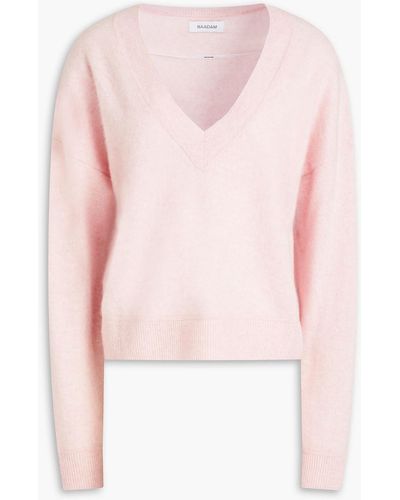 NAADAM Cropped Cashmere Sweater - Pink