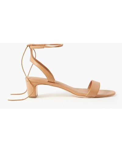 Loeffler Randall Jackie Leather Sandals - White