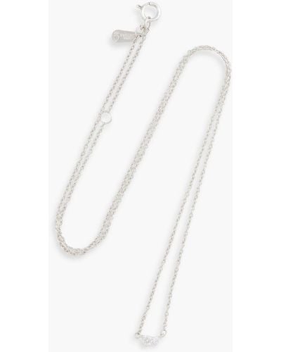 Adina Reyter Sterling Silver Diamond Necklace - White