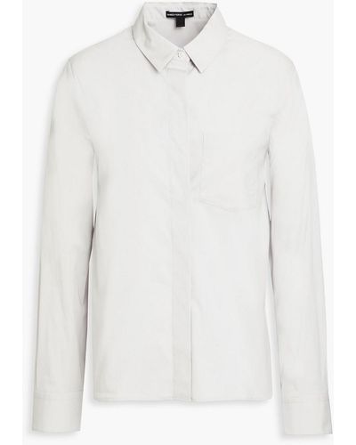 James Perse Hemd aus popeline aus einer stretch-baumwollmischung - Weiß
