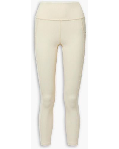 Abysse Earle Cropped Ribbed Stretch leggings - Natural