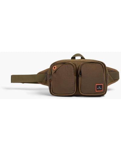 Paul Smith Shell And Ripstop Belt Bag - Brown