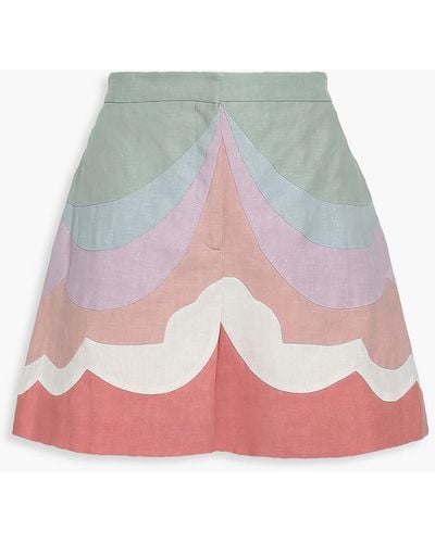 Valentino Garavani Linen Shorts - Multicolor