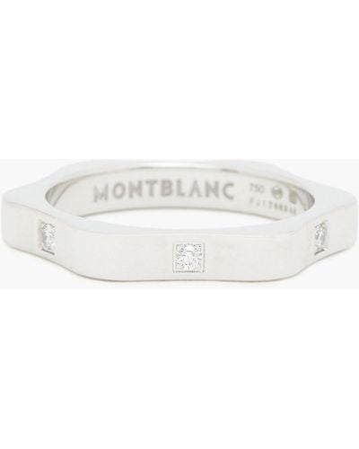 Montblanc 18-karat White Gold Diamond Ring - Multicolour