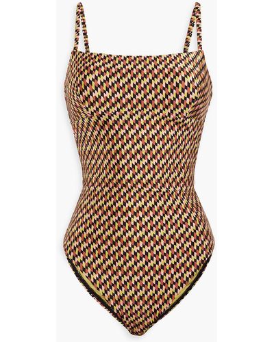 Jets by Jessika Allen Nomadic Printed Swimsuit - Yellow
