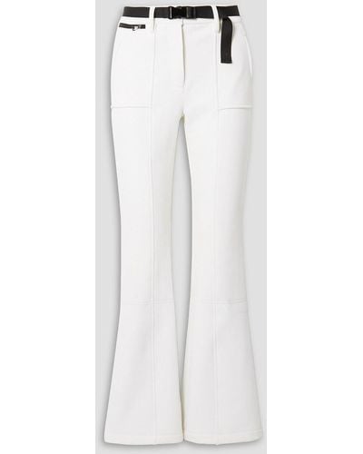 Erin Snow Zola Belted Bootcut Ski Trousers - White
