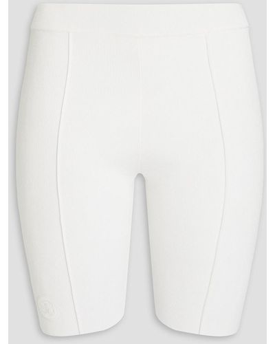 Sandro Andre Jersey Shorts - White