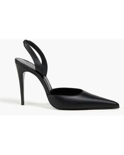 Magda Butrym Leather Court Shoes - Black