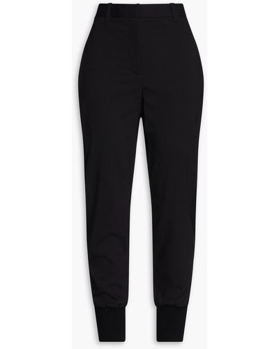 3.1 Phillip Lim Wool-blend Track Pants - Black