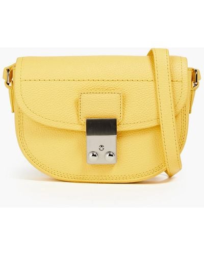 3.1 Phillip Lim Pashli Mini Textured-leather Shoulder Bag - Yellow