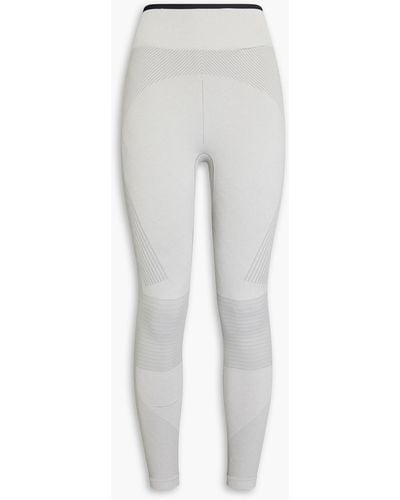 adidas By Stella McCartney Jacquard leggings - Grey
