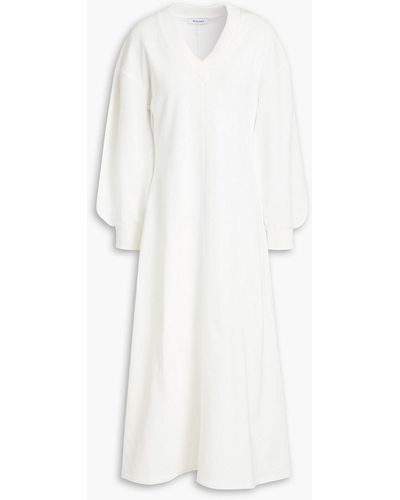 Rodebjer Gisele Organic Cotton-fleece Midi Dress - White