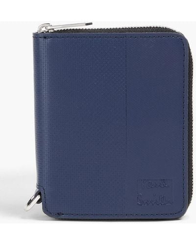 Paul Smith Textured-leather Wallet - Blue