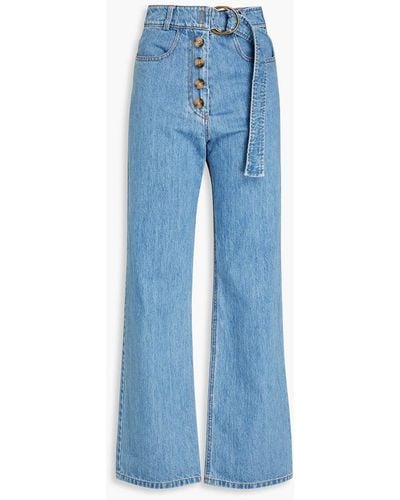 Rejina Pyo Emily High-rise Wide-leg Jeans - Blue