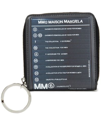 MM6 by Maison Martin Margiela Printed Faux Leather Wallet - Multicolor