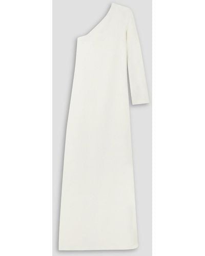 Esse Studios One-sleeve Cady Maxi Dress - White