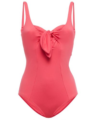 Maison Lejaby Norma Jeane Knotted Swimsuit - Pink