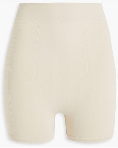 Rick Owens Stretch-knit Shorts - White