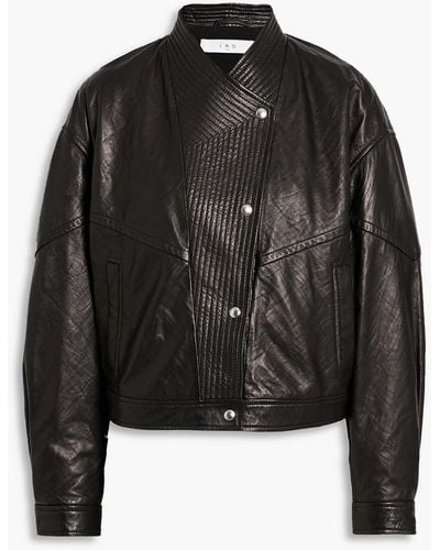 IRO Sensei Quilted Leather Jacket - Black