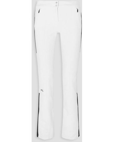 Kjus Sella Jet Straight-leg Ski Trousers - White