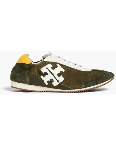Tory Burch Tory Suede Sneakers - Green