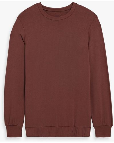 Commando Stretch-modal Jersey Sweatshirt - Brown