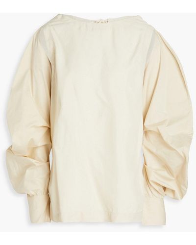 Rejina Pyo Stevie bluse aus shell und baumwolle mit cut-outs - Weiß