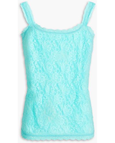 Hanky Panky Stretch-lace Camisole - Green