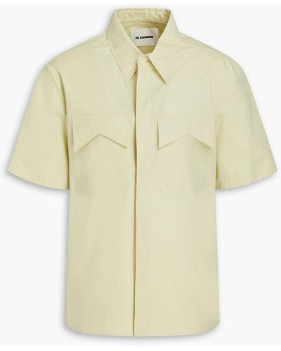 Jil Sander Cotton-poplin Shirt - Yellow