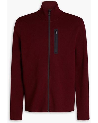 Aztech Mountain Matterhorn Wool Zip-up Cardigan - Red