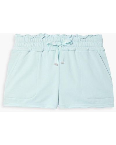 Cami NYC Lynley French Cotton-terry Shorts - Blue