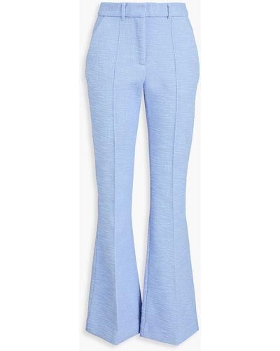Rebecca Vallance Tweed Flared Trousers - Blue