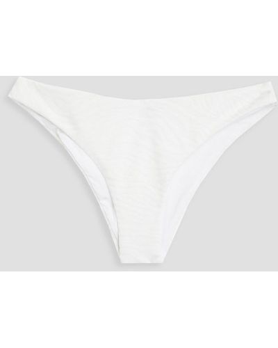 Onia Chiara stretch-jacquard low-rise bikini briefs - Weiß
