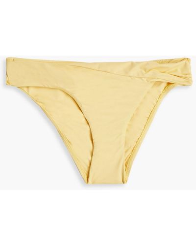 Bondi Born Tiarne Low-rise Bikini Briefs - Yellow