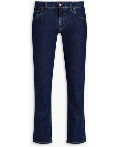 Dolce & Gabbana Slim-fit Denim Jeans - Blue