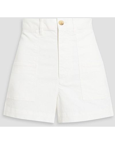 Nili Lotan Denim Shorts - White