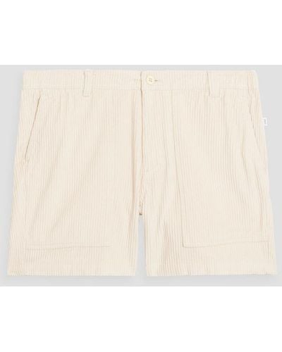 Onia Expedition Cotton-corduroy Shorts - Natural