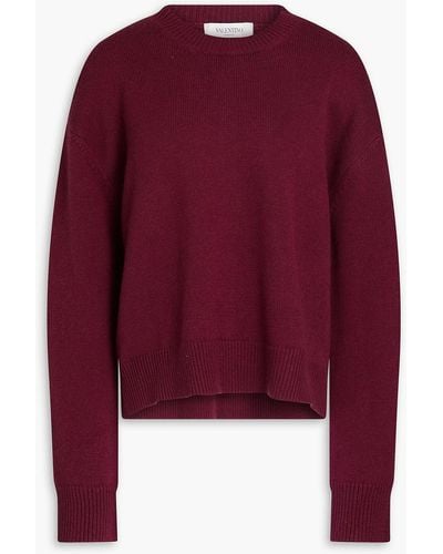 Valentino Garavani Cashmere Sweater - Red