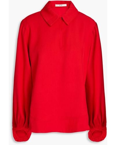 Co. Twill Blouse - Red