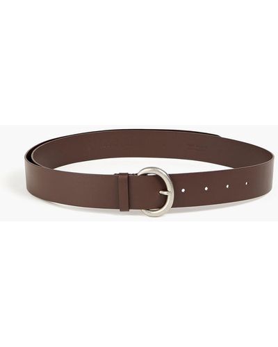 Alberta Ferretti Leather Belt - Brown