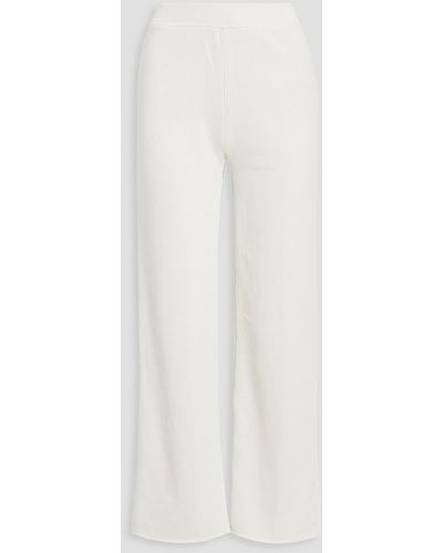 ATM French Cotton-terry Track Trousers - White