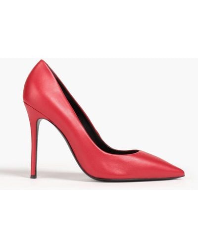 Giuseppe Zanotti Lucrezia 105 Leather Court Shoes - Red