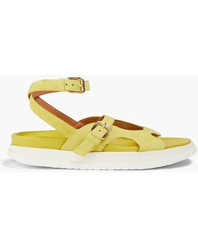 Zimmermann Suede Sandals - Yellow