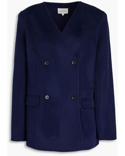 Loulou Studio Movas doppelreihiger blazer aus filz aus einer woll-kaschmirmischung - Blau