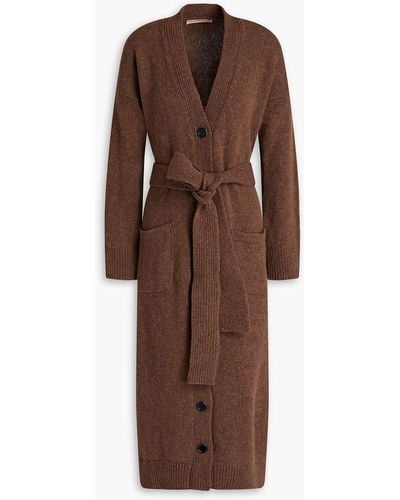 &Daughter Ronnie Belted Wool Cardigan - Brown